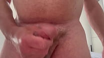 Small cock wanking and enjoying drinking my own cum