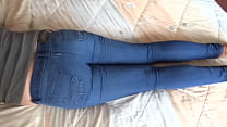 Compilation, 58 year old mature shows off her big ass with jeans on and jean bottoms